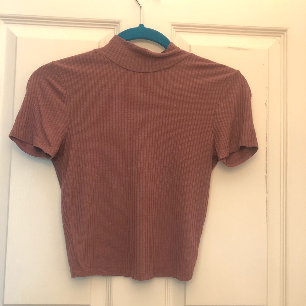 Ripped Crop Top with Open Back